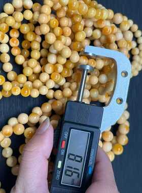 缅黄玉糖心手串8-11m实体店拿货实惠捡漏玉石饰品翡翠男女款