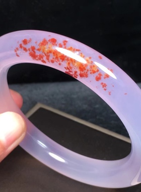 天然南红高冰荔枝冻手镯锦红老型珠飞碟苹果珠手串链吊坠男女礼物