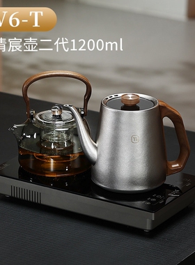 纯钛结晶全自动上水烧水壶泡茶专