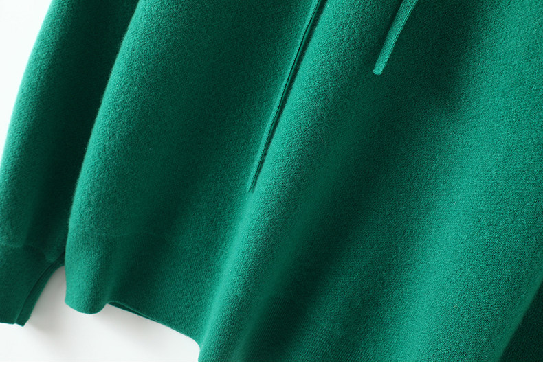 裸肤挚爱！加厚四平针连帽羊绒衫100纯羊绒女卫衣毛衣慵懒风秋冬,淘宝优惠券,粉丝福利购,淘宝优惠卷