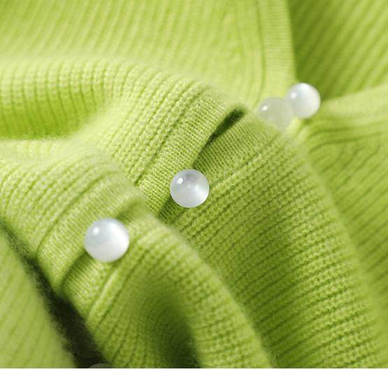 豪门贵媳妇~秋冬V领100%纯山羊绒开衫女纯羊绒毛衣针织开衫小外套,淘宝优惠券,粉丝福利购,淘宝优惠卷