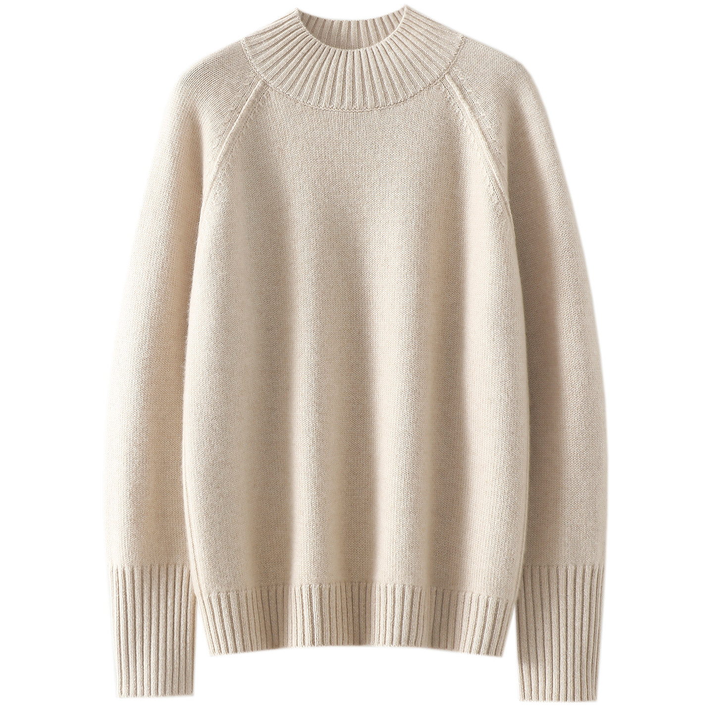 气质凝练出来！加厚100%纯山羊绒衫女半高领纯羊绒毛衣宽松秋冬季,淘宝优惠券,粉丝福利购,淘宝优惠卷