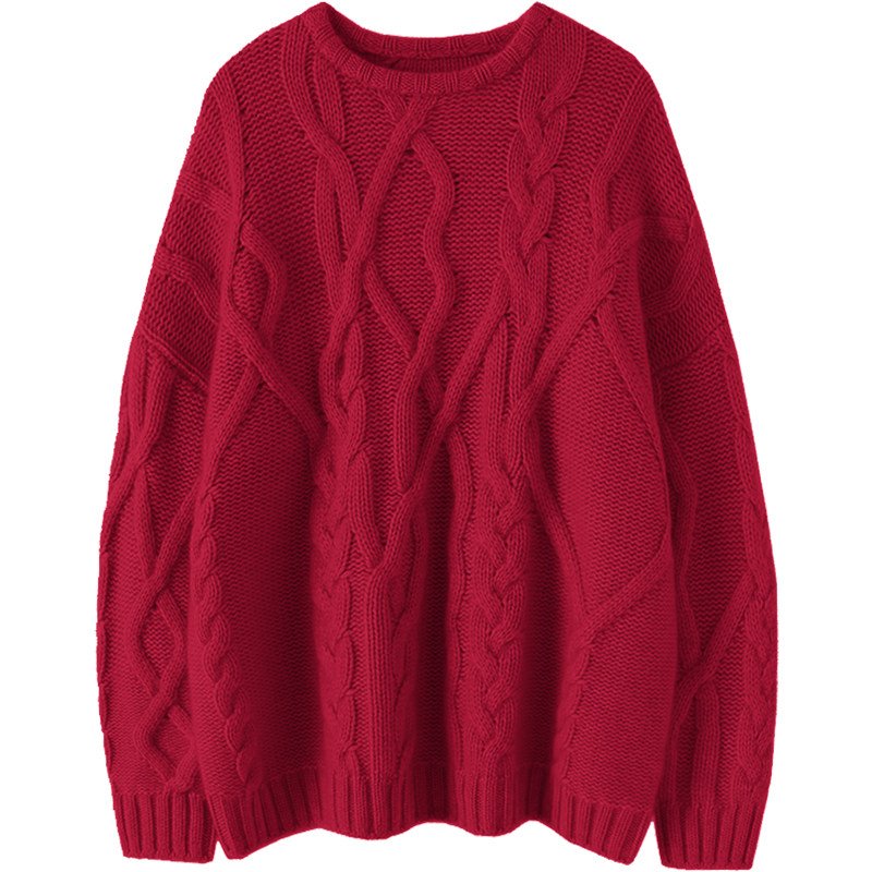 时尚与通勤并存~重磅加厚圆领羊绒衫100纯羊绒女毛衣慵懒风秋冬季,淘宝优惠券,粉丝福利购,淘宝优惠卷