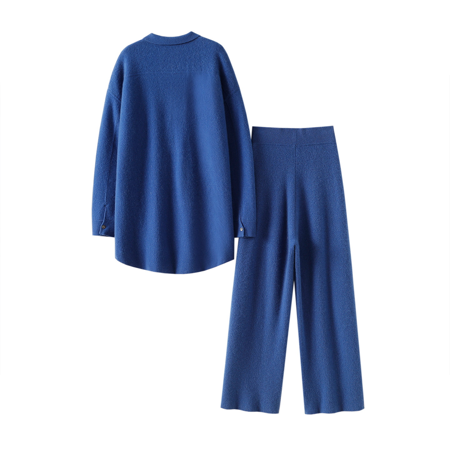 气质通勤闭眼入！加厚100%纯山羊绒开衫女纯羊绒裤子外穿阔腿裤冬,淘宝优惠券,粉丝福利购,淘宝优惠卷