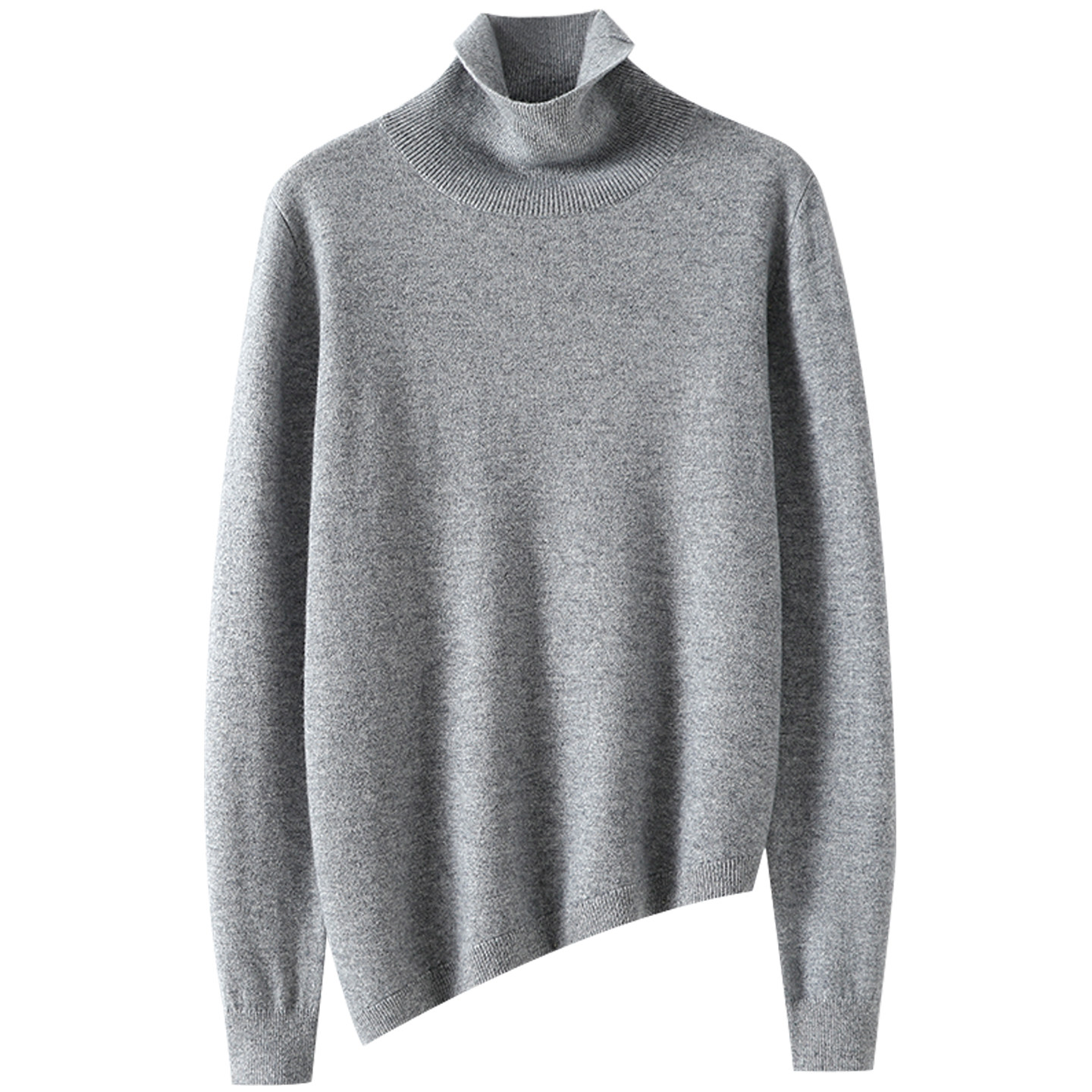 拿捏名媛气质！斜边设计100%纯山羊绒衫女高领纯羊绒毛衣打底衫,淘宝优惠券,粉丝福利购,淘宝优惠卷