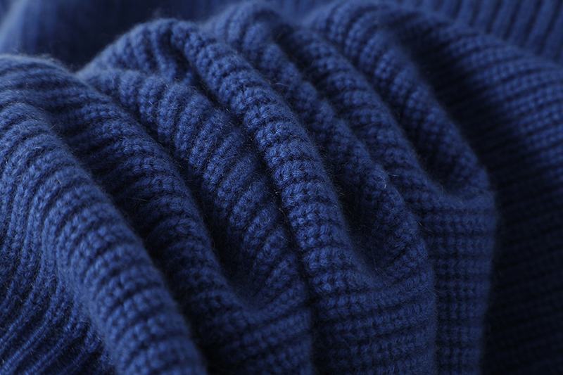 时髦行走!大克重加厚100%纯山羊绒衫立领中长款宽松针织开衫外套 - 图1