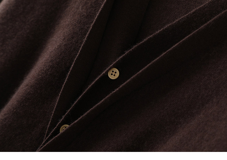 实力百搭款~假两件V领羊绒开衫女纯羊绒毛衣针织开衫外套宽松秋冬,淘宝优惠券,粉丝福利购,淘宝优惠卷