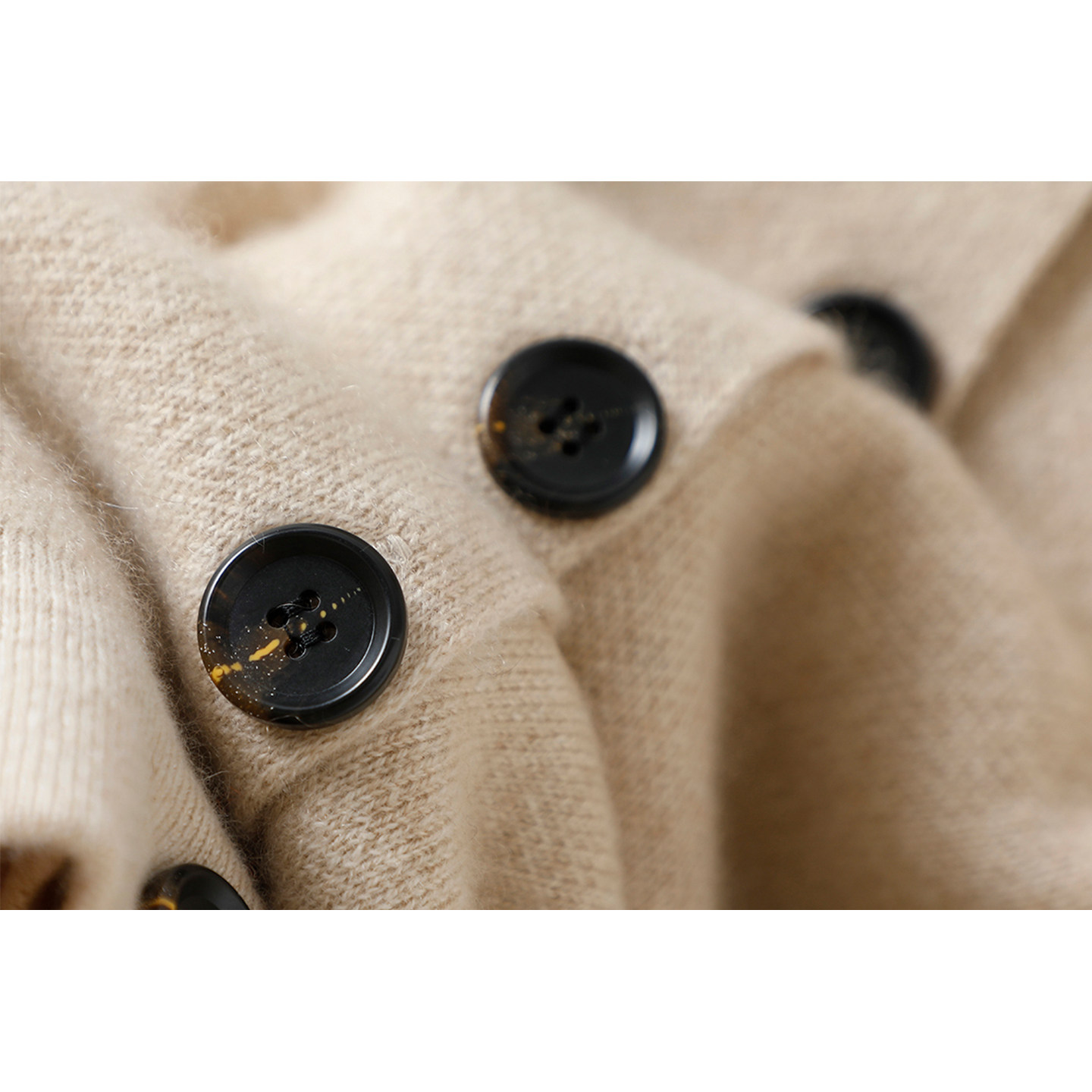 品调拉满~加厚100%山羊绒开衫女高领可翻纯羊绒毛衣针织开衫外套,淘宝优惠券,粉丝福利购,淘宝优惠卷