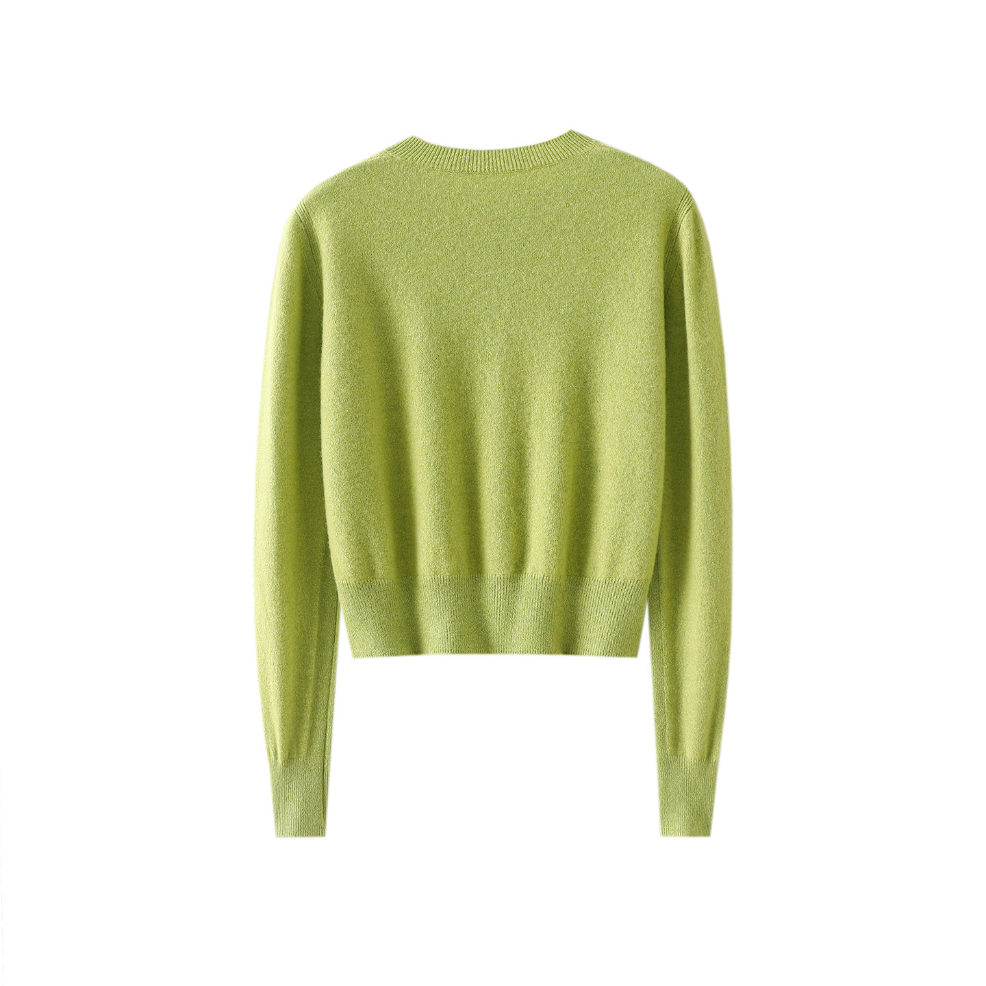 心水一万次！圆领100%纯山羊绒开衫女纯羊绒毛衣针织开衫秋冬短款,淘宝优惠券,粉丝福利购,淘宝优惠卷