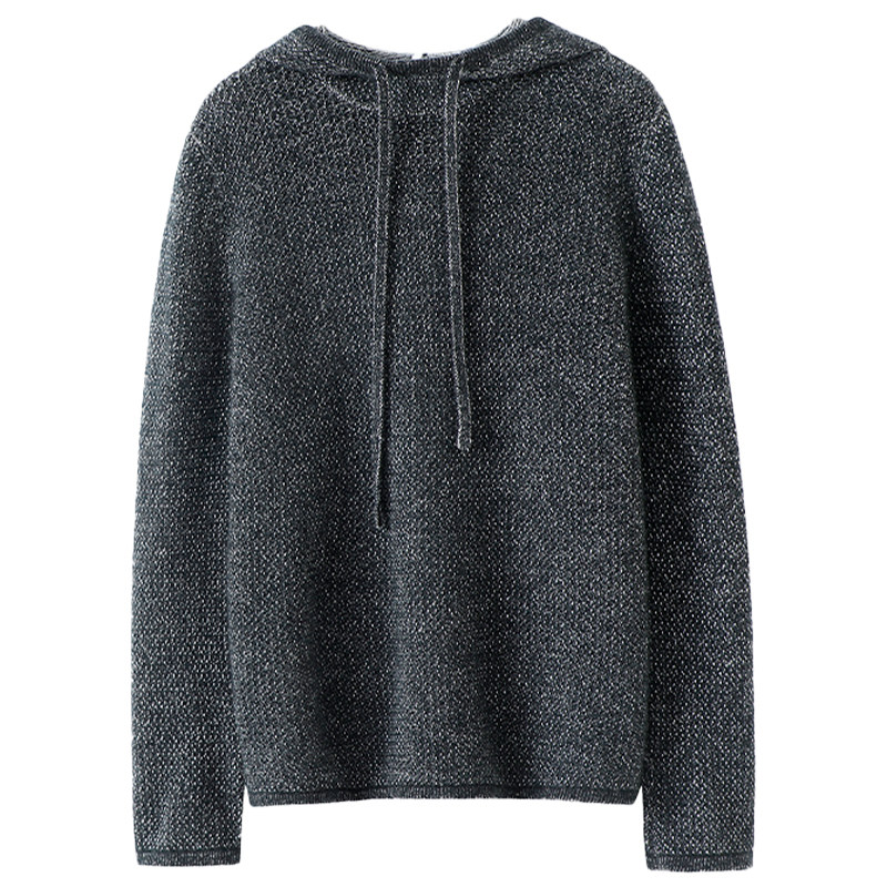 一周好心情~镂空连帽100%羊绒衫女纯羊绒毛衣针织帽衫宽松罩衫,淘宝优惠券,粉丝福利购,淘宝优惠卷