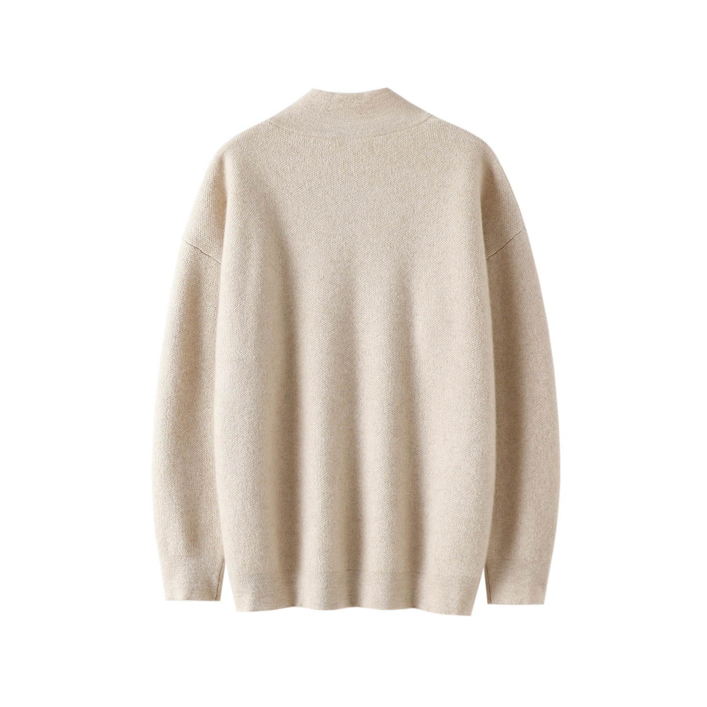 品调拉满~加厚100%山羊绒开衫女高领可翻纯羊绒毛衣针织开衫外套,淘宝优惠券,粉丝福利购,淘宝优惠卷