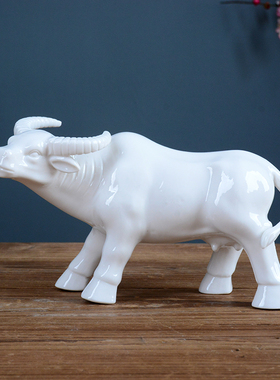 雕塑黑色吉祥物镇宅中式风工艺品