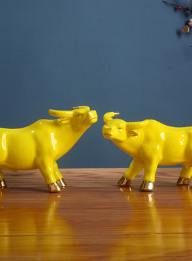 卡通简约动物桌面镇宅现代创意