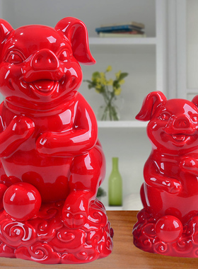 卡通简约动物桌面镇宅现代创意