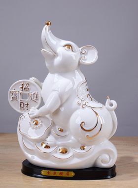 装饰办公室客厅桌面动物现代吉祥