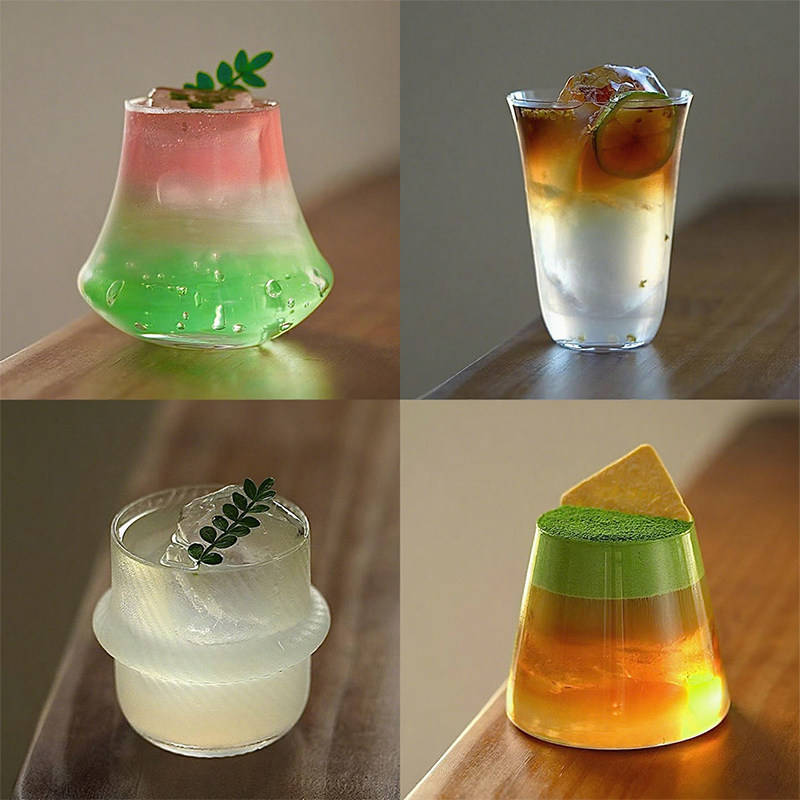 日式木村超薄玻璃杯柯林杯长饮杯海波杯鸡尾酒杯古典杯威士忌杯子,淘宝优惠券,粉丝福利购,淘宝优惠卷