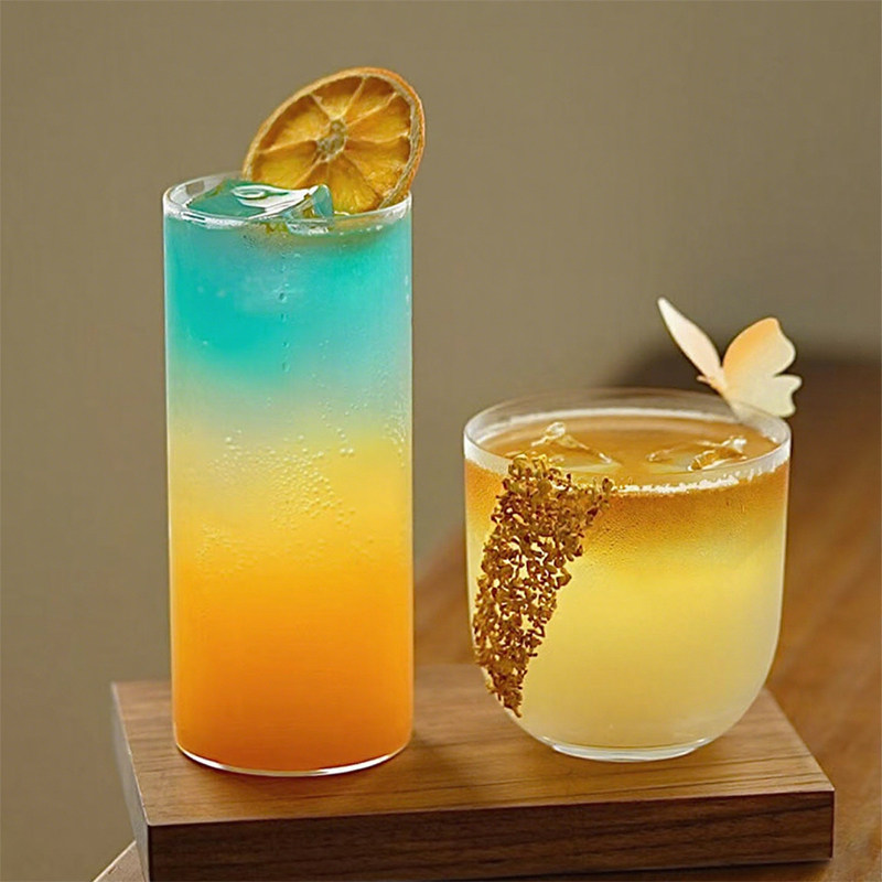 日式木村超薄玻璃杯柯林杯长饮杯海波杯鸡尾酒杯古典杯威士忌杯子,淘宝优惠券,粉丝福利购,淘宝优惠卷