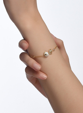 印象瑞红银饰欧泊锦鲤手链