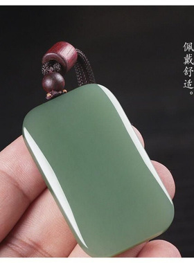 新款玉石吊坠项链男女同