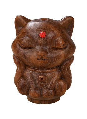 创意绿檀木凤九香囊九尾