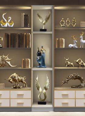 Living Room Ornaments TV Wine Cabinet Home Decorations
