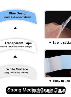 Wig Film Men's Hair Block Double-sided Adhesive Repair