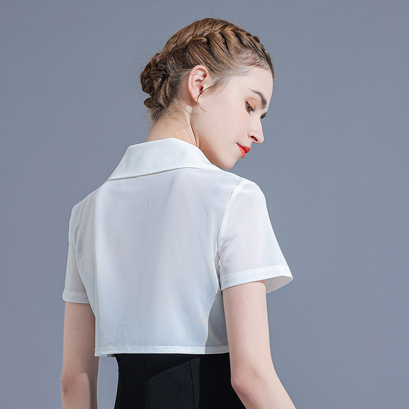 网纱小坎肩女短款薄短外套百搭裙子 悦吻短外套