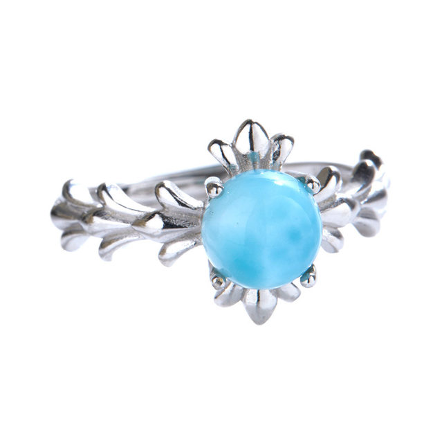 French cherry kitty colored gem jewelry s925 silver inlaid with seaweed stone amethyst citrine ring