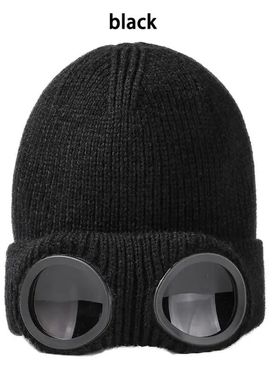 Knitted hat for autumn and winter cycling, men's and women's