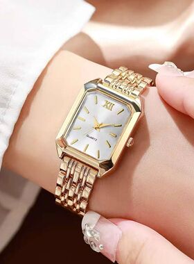 Fashion Rectangle Women Quartz Watch Analog Wristwatches Rel
