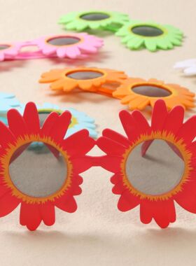 Sunflower Sunglasses Little Daisy Shape Sun Glasses Funny Pa