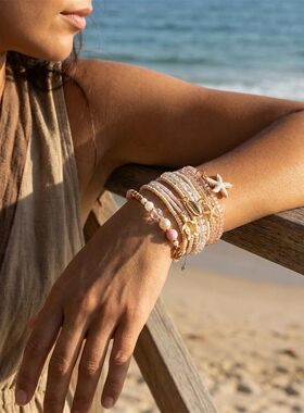 Fashion Multilayer Stacked Bracelets Set for Women Bohemian