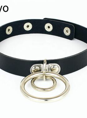 New Sexy Punk Choker Collar Leather Choker Bondage Cosplay G
