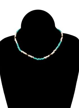 Bohemia Style Beaded Necklace Multicolor Chokers Charm Neckl