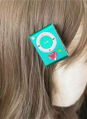 Original Love Diamond MP3 Hair Clip Player Music Media Vinta