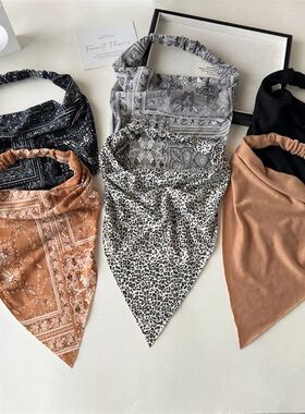 Bohemia Printing Hair Scarf Triangle Bananas New Vintage Sof
