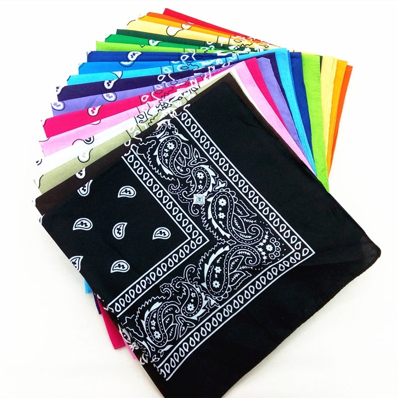 Vintage Bohemia Print Bandana Hair Bands for Girls Women - 图3