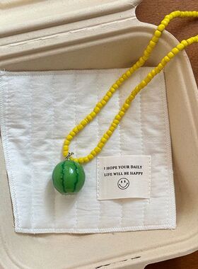 Trend Jewelry Dopamine Colored Apple Strawberry Lemon Fruits