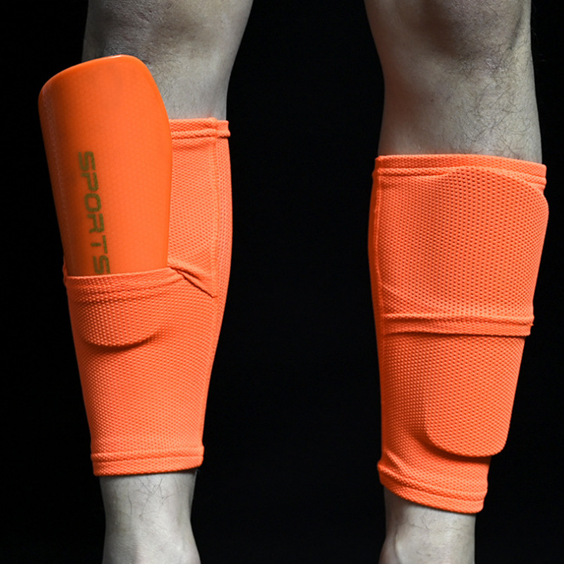 升级款全包双层透气护腿板套专业足球考试比赛护具小腿固定套袜套-图0