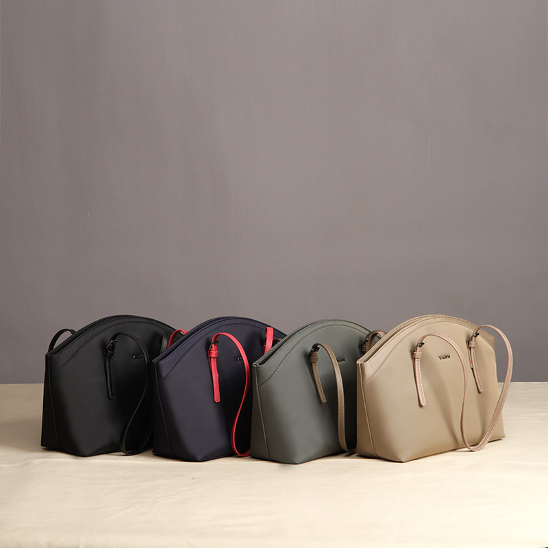 娅黛2023春夏新款尼龙布小众贝壳包 娅黛箱包女士包袋