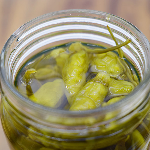 东古野山椒300g泡椒泡小米椒特辣腌制菜泡海椒泡辣椒母水家用瓶装 - 图1