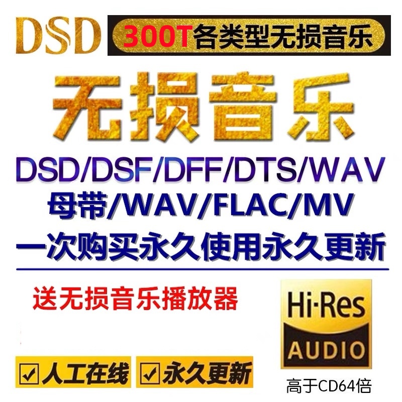 DSD无损音乐HIRES母带WAV/FLAC/HIFI车载视频MP3高品质音源下载包-图3