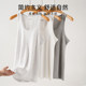 Yiershuang men's vest pure cotton large size loose summer pajamas ribbed bottoming shirt old man's undershirt CL802N