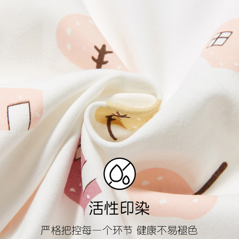 小青龙儿童纯棉卡通秋裤男女宝宝全棉春秋薄款棉毛裤单裤学生睡裤