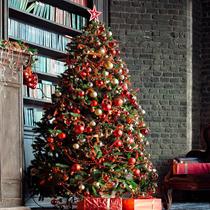 Christmas 1 8 1 5 2 1 3 4 m Large luxury Christmas tree package red scene mall decorations