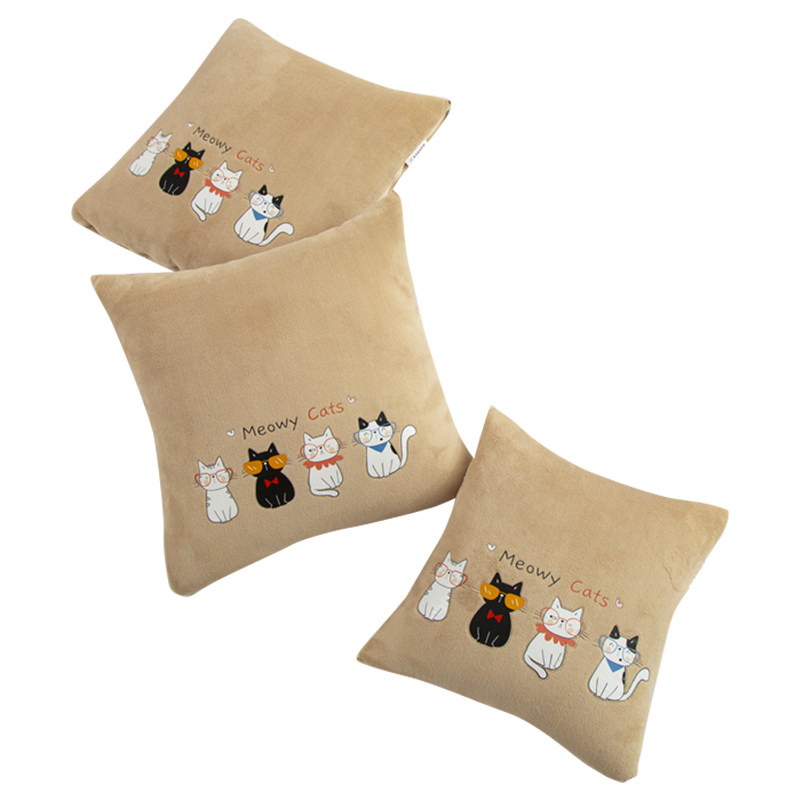 蔓越家 可爱ins卧室床上盖被多功能加厚抱枕被办公室沙发抱枕毯子,淘宝优惠券,粉丝福利购,淘宝优惠卷