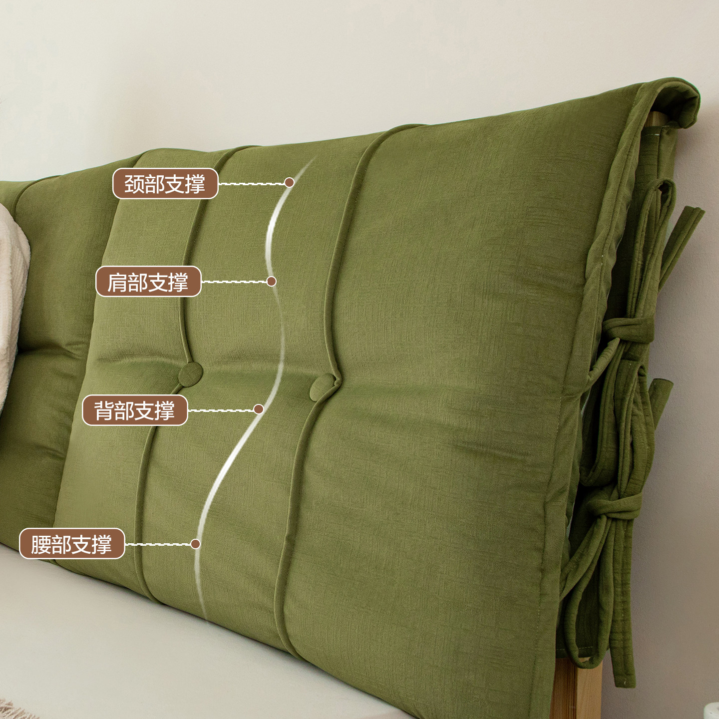 蔓越家 床头靠垫软包实木全包床头防撞软垫改造神器床头罩可拆洗,淘宝优惠券,粉丝福利购,淘宝优惠卷