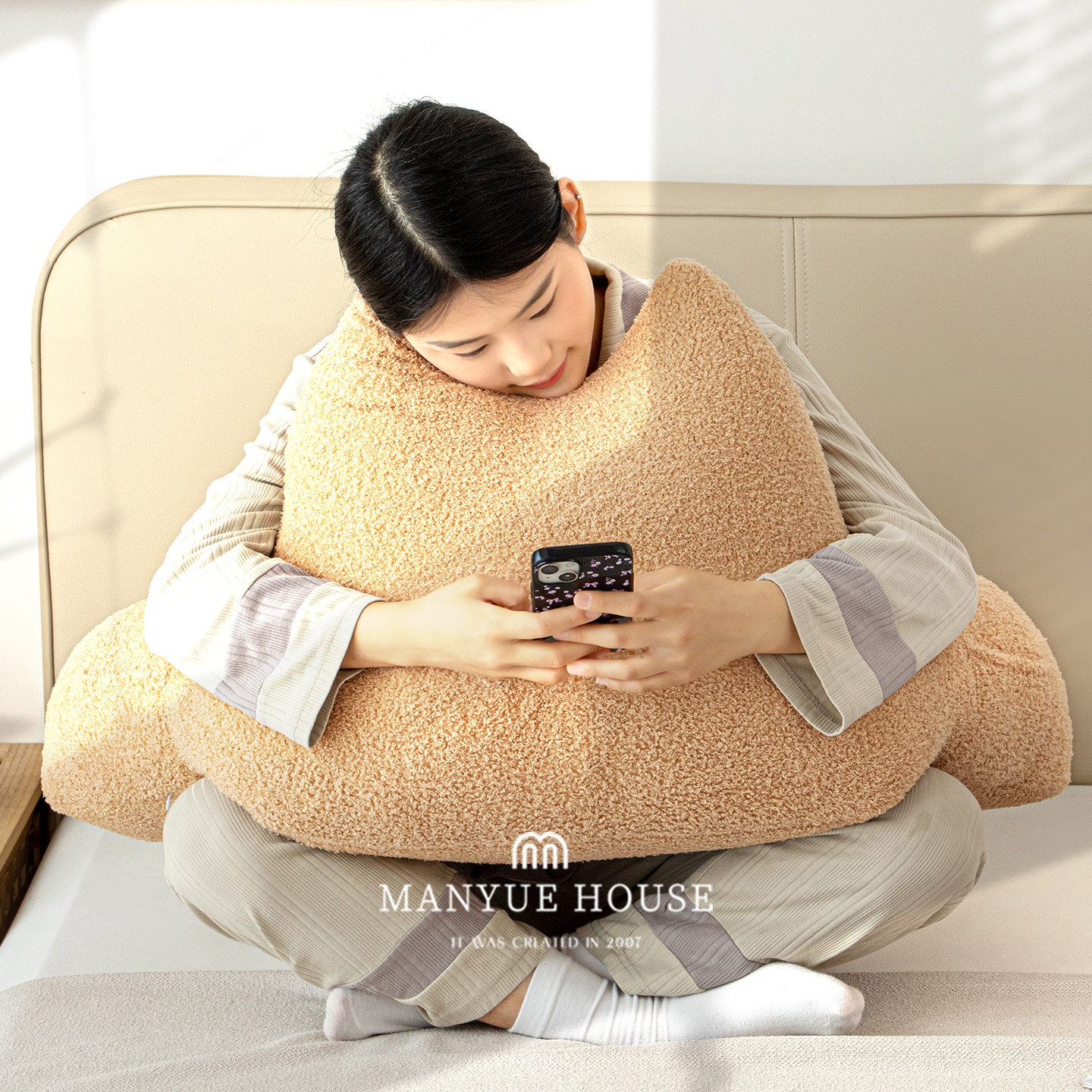 蔓越家 床头靠垫榻榻米软包飘窗护腰卧室异形靠背可拆洗沙发靠枕,淘宝优惠券,粉丝福利购,淘宝优惠卷