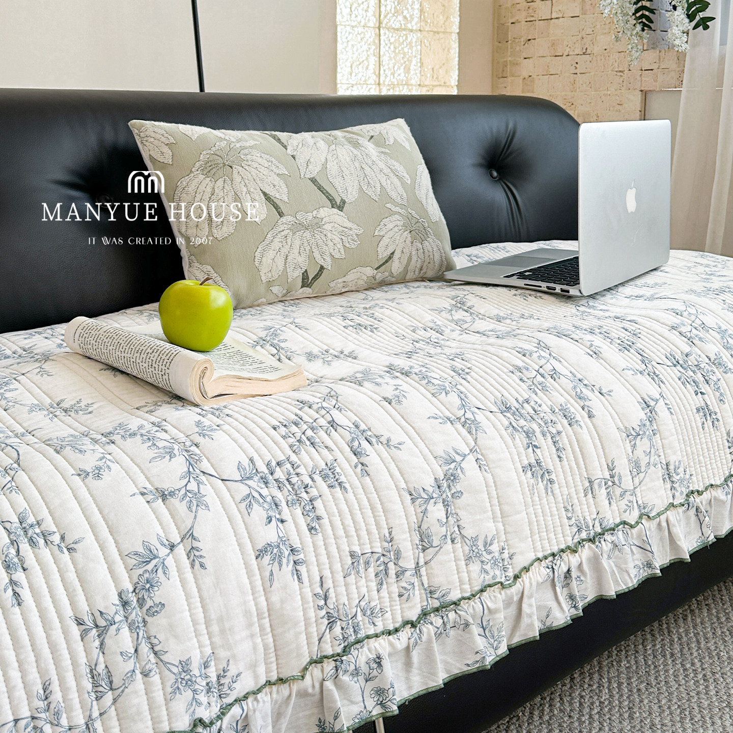 蔓越家 纯棉水洗棉 客厅全棉沙发垫布艺沙发套罩靠背巾垫布坐垫,淘宝优惠券,粉丝福利购,淘宝优惠卷