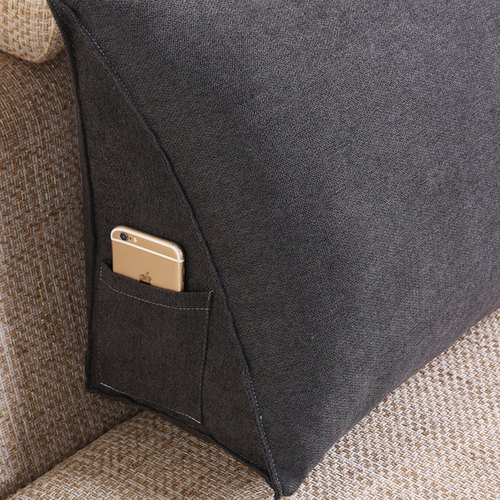 蔓越家 北欧沙发靠垫长条抱枕大靠背榻榻米办公室护腰靠枕可拆洗 - 图2